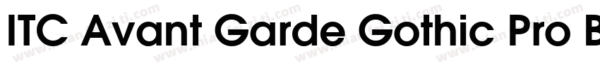 ITC Avant Garde Gothic Pro Book字体转换